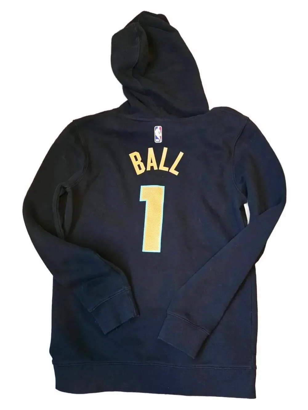 Jordan CLT 1 Hoodie with Ball 1 Back Print - Size 14/16 Youth
